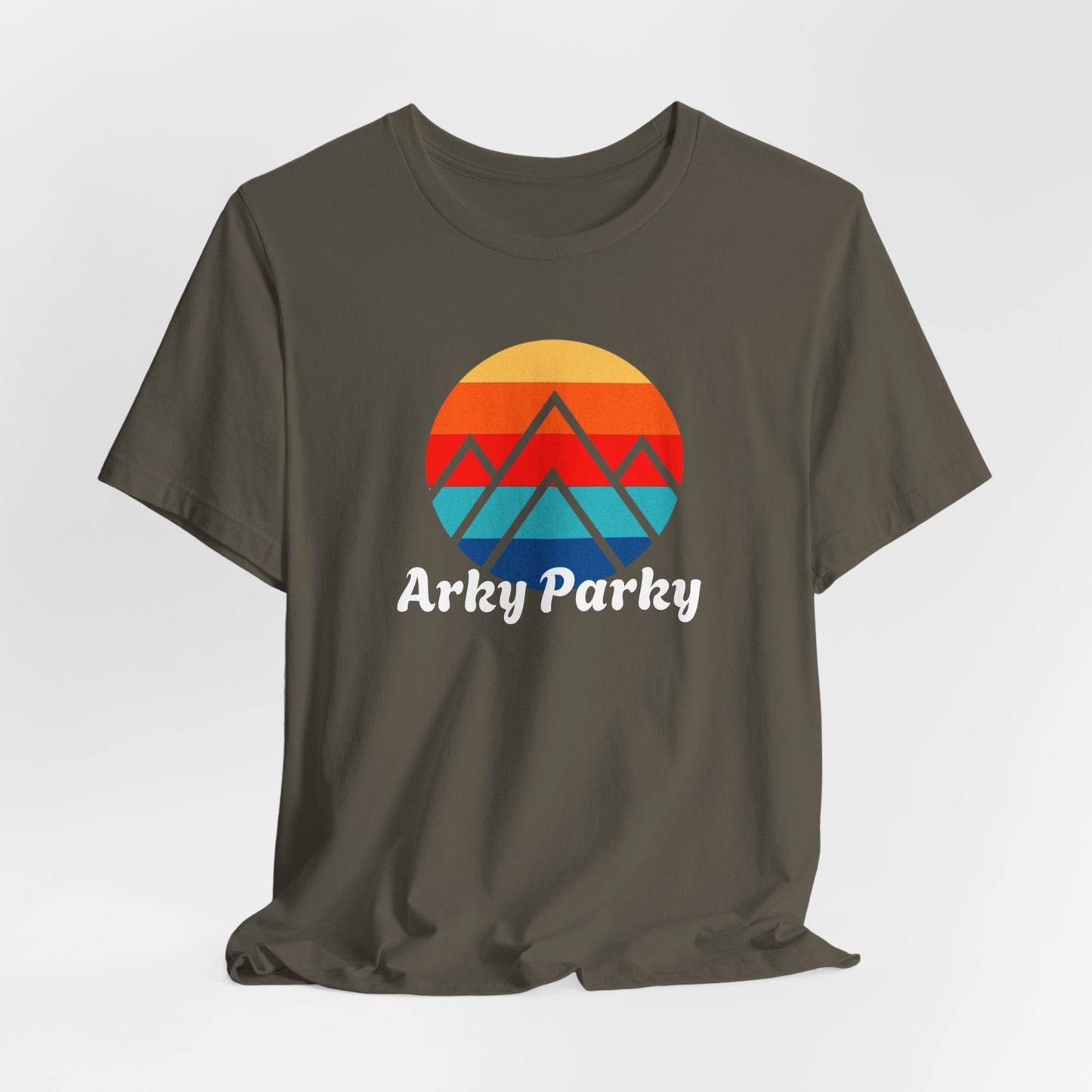 Arky Parky Sunset Mountains Tee