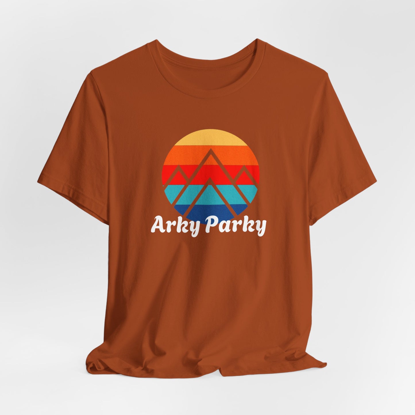Arky Parky Sunset Mountains Tee