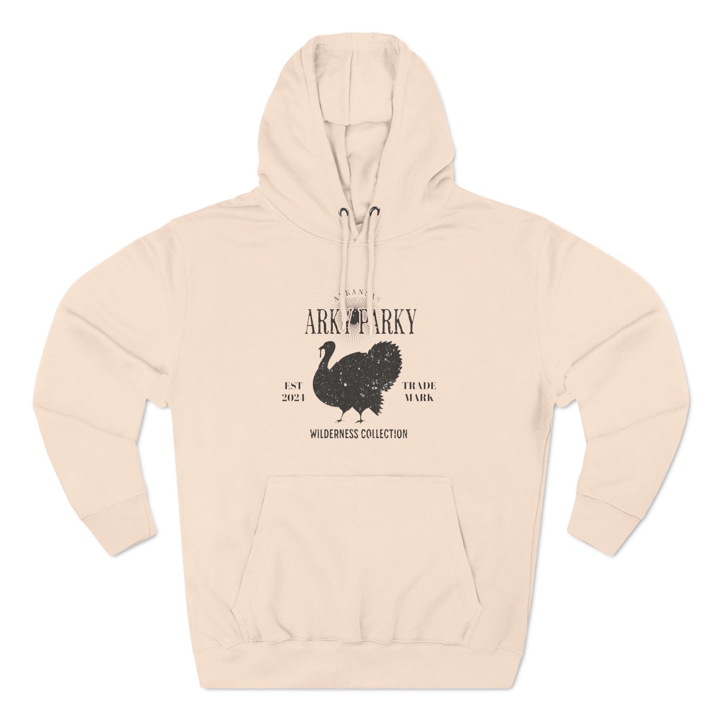 Arky Parky "Wilderness Collection: Turkey" Three-Panel Fleece Lined Hoodie (Copy)