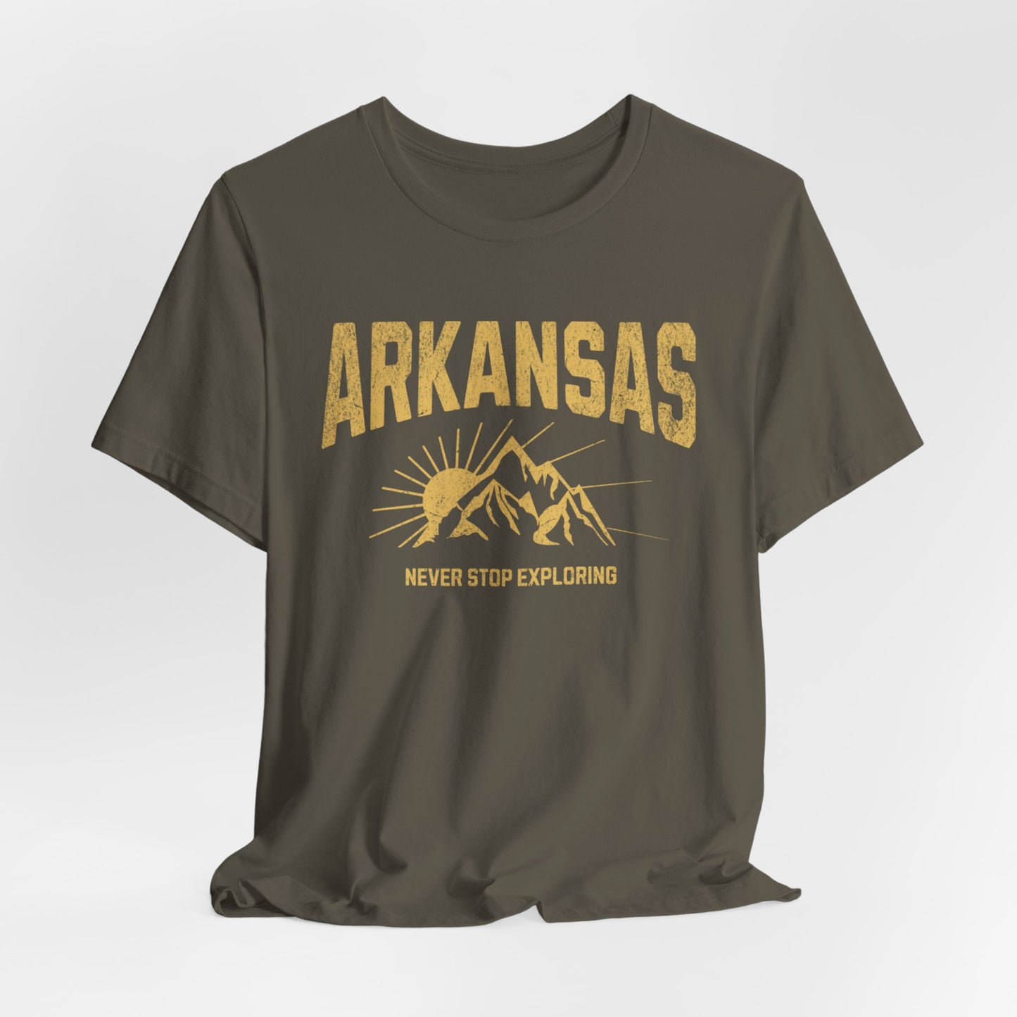 Arkansas Never Stop Exploring Tee