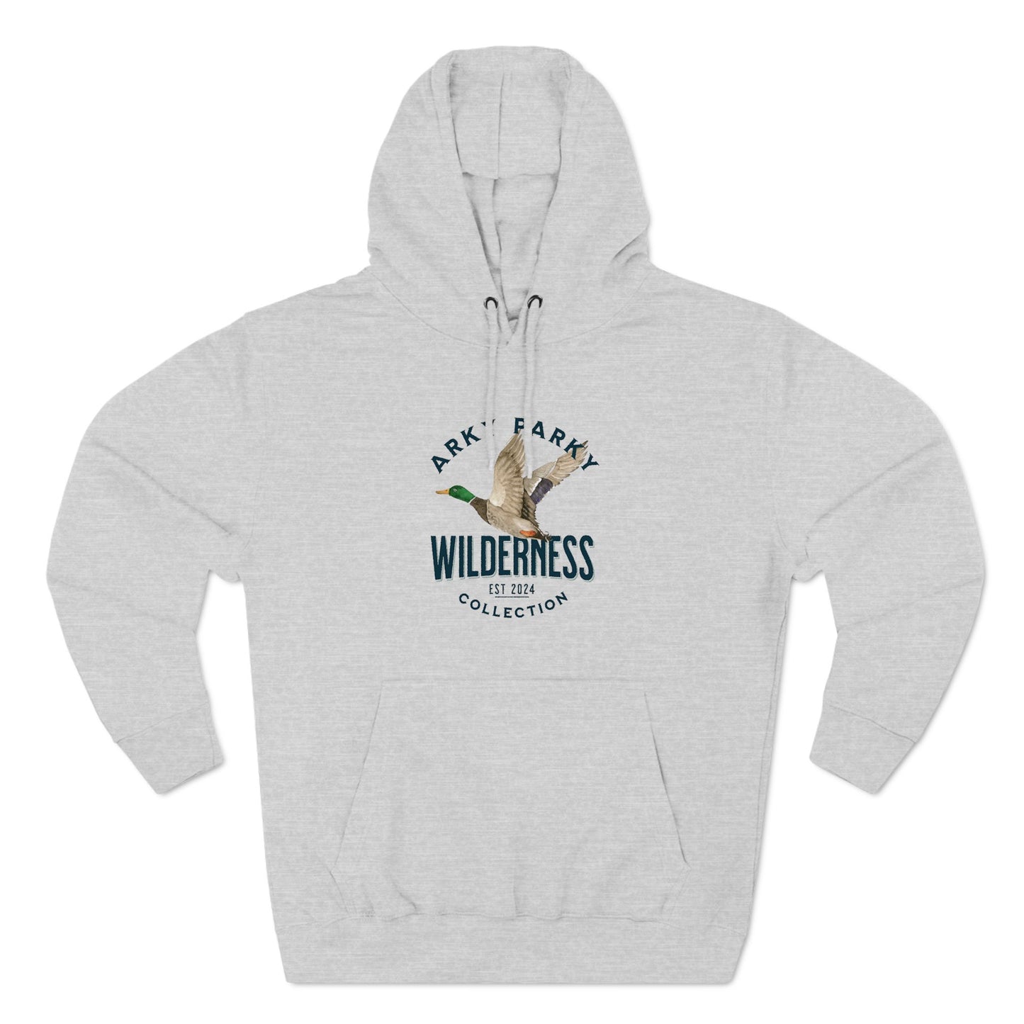 Arky Parky "Wilderness Collection - Mallard Drake" Three-Panel Fleece Lined Hoodie