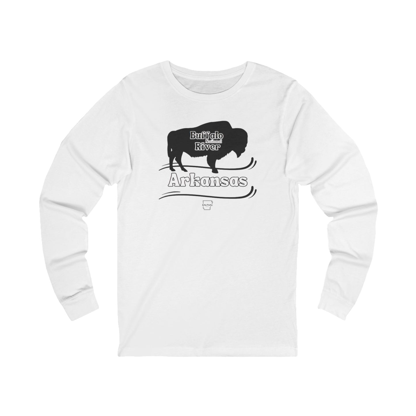 Arky Parky "Arkansas, Buffalo National River" Long Sleeve T-Shirt