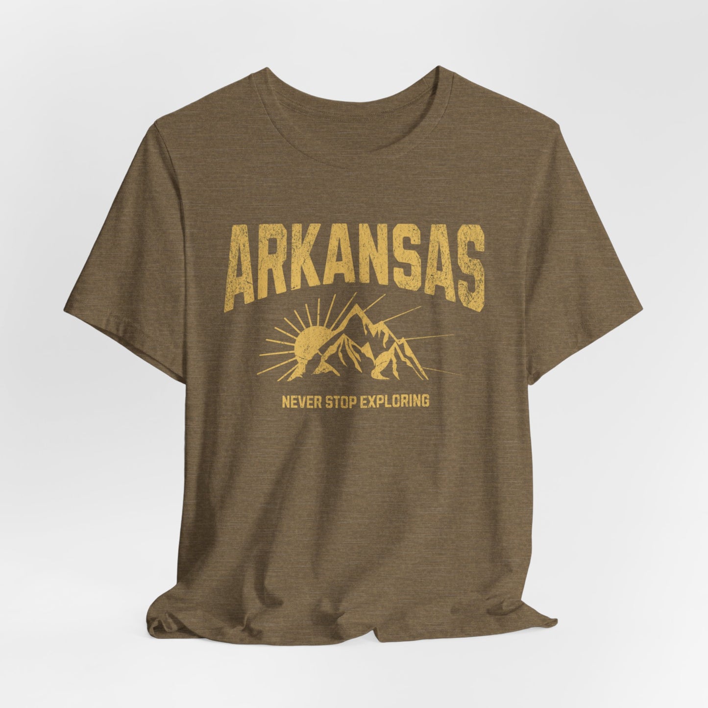Arkansas Never Stop Exploring Tee