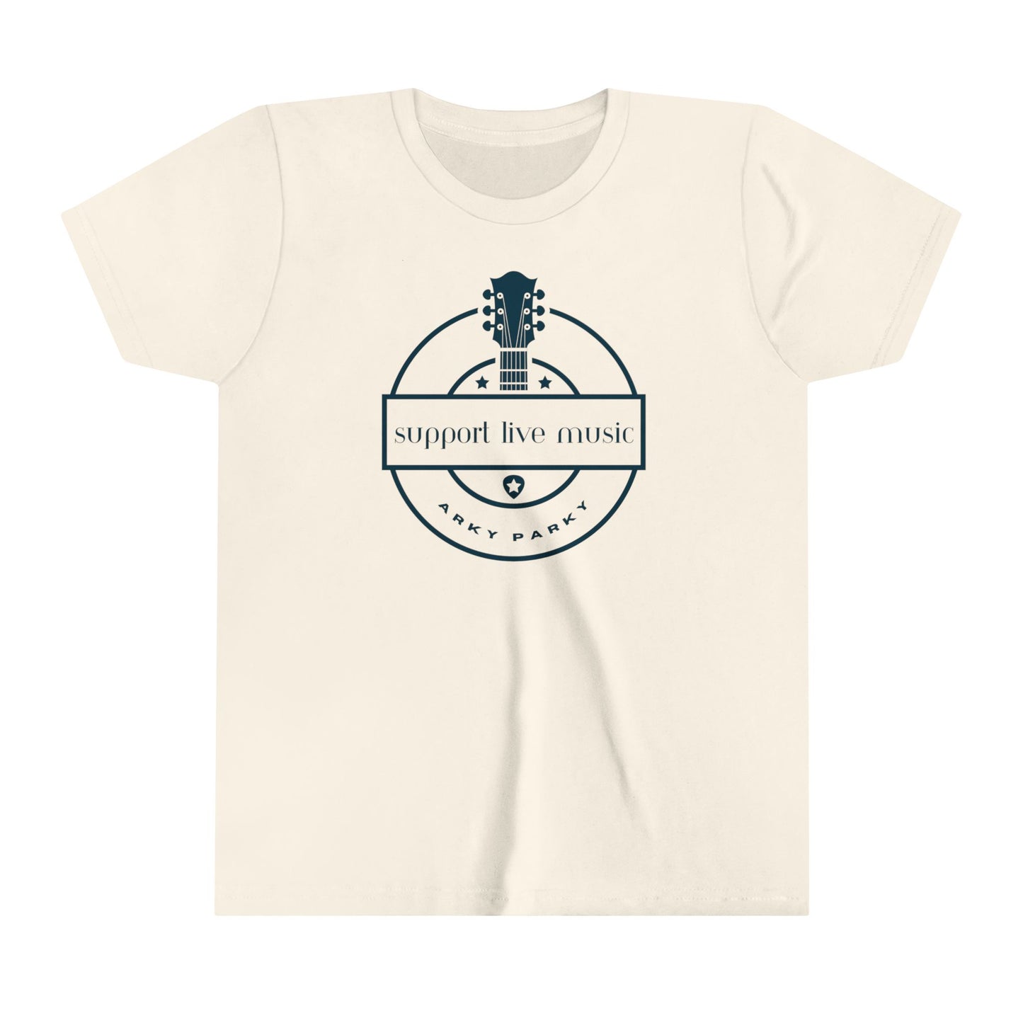 Arky Parky "Support Live Music" Youth Short Sleeve Tee