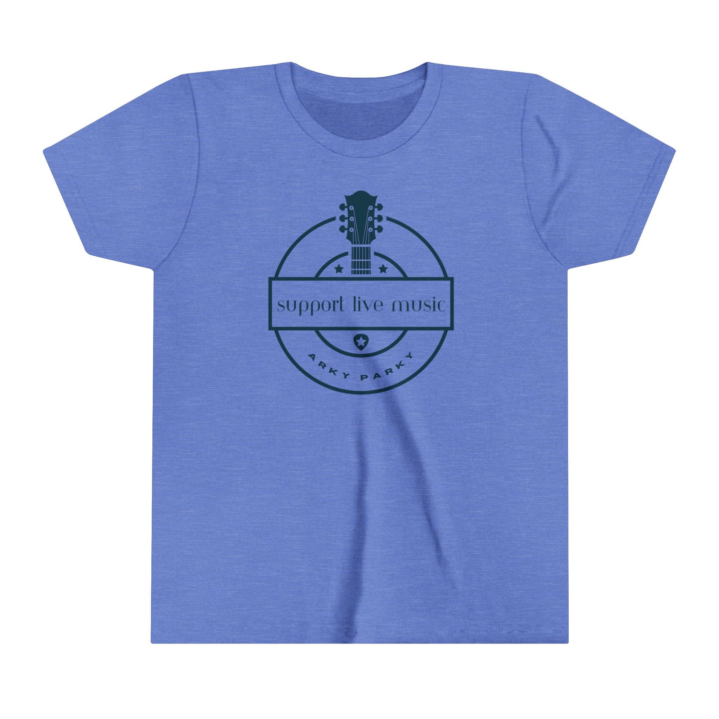 Arky Parky "Support Live Music" Youth Short Sleeve Tee