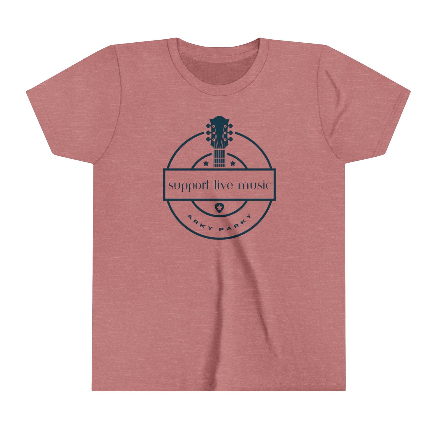 Arky Parky "Support Live Music" Youth Short Sleeve Tee