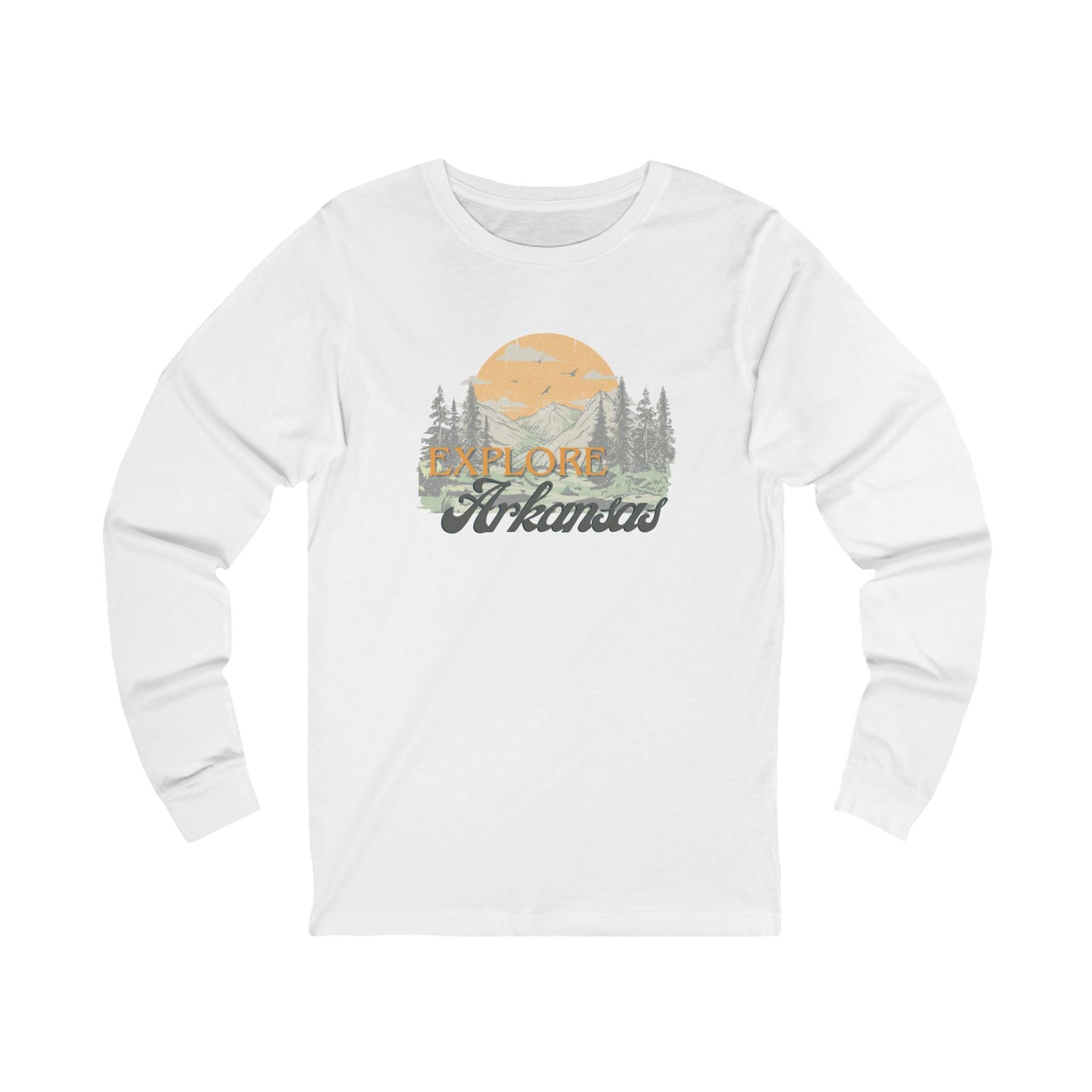 Arky Parky "Explore Arkansas" Long Sleeve T-Shirt