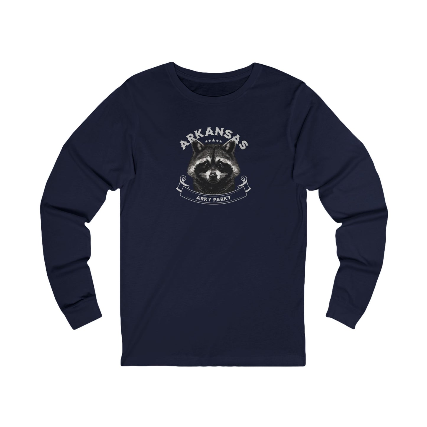 Arky Parky "Arkansas Raccoon" Long Sleeve T-Shirt
