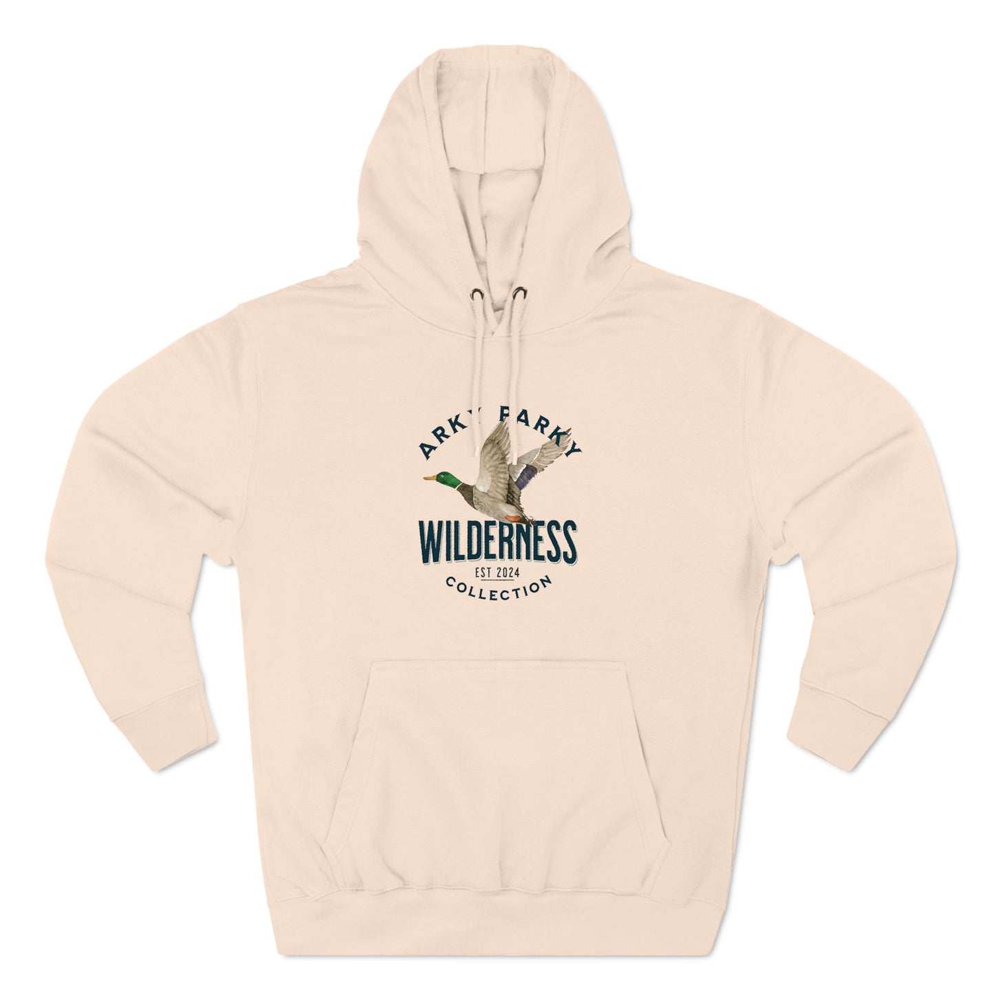 Arky Parky "Wilderness Collection - Mallard Drake" Three-Panel Fleece Lined Hoodie