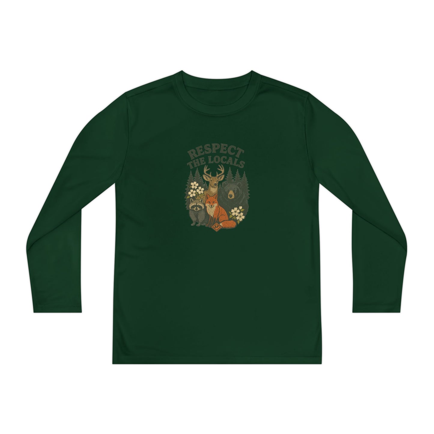 Arky Parky "Respect The Locals" Youth Long Sleeve Competitor Tee – Arkansas Wildlife