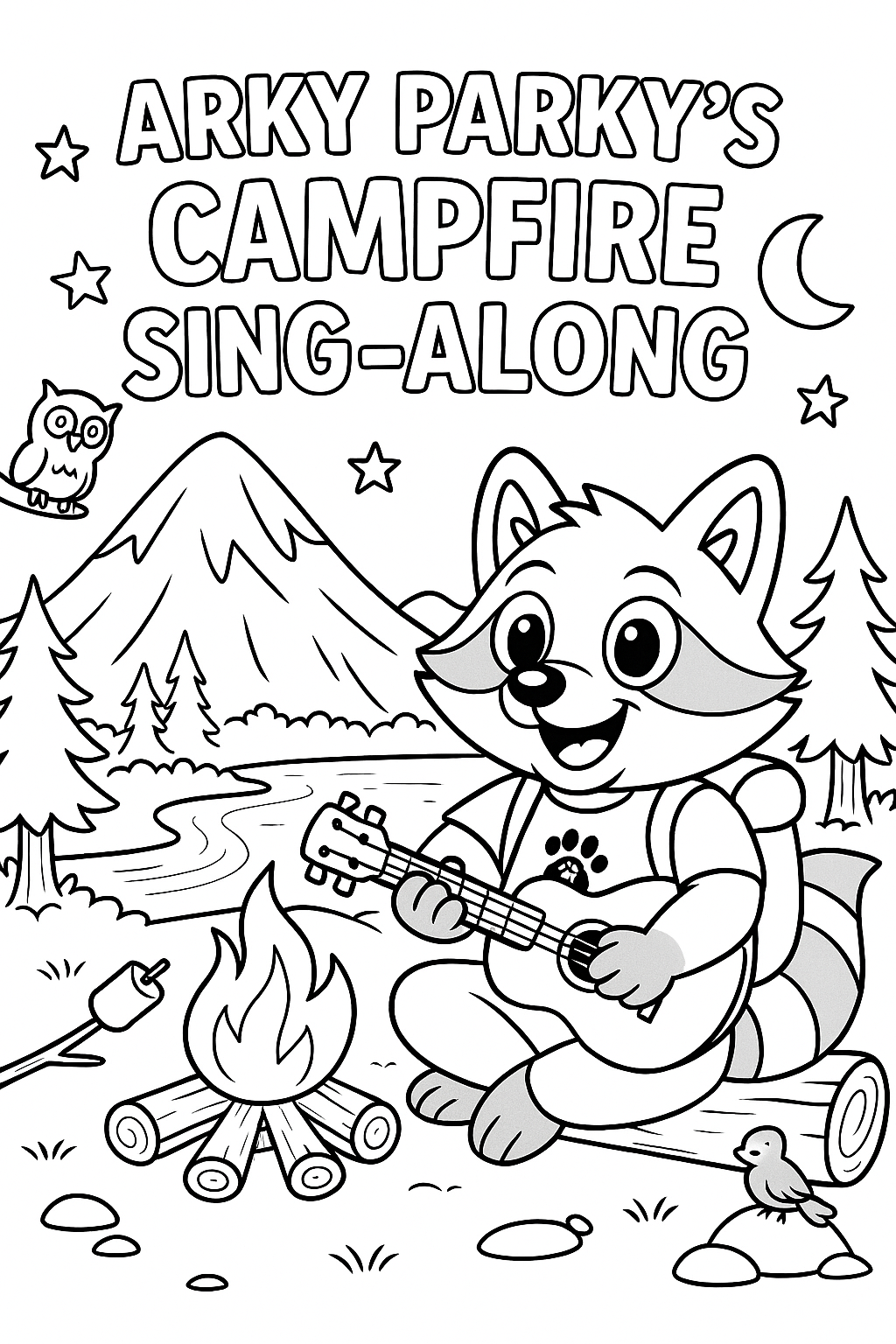 Arky Parky's Arkansas State Park Coloring Book