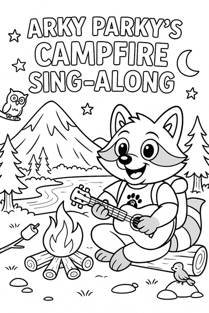 Arky Parky's Arkansas State Park Coloring Book