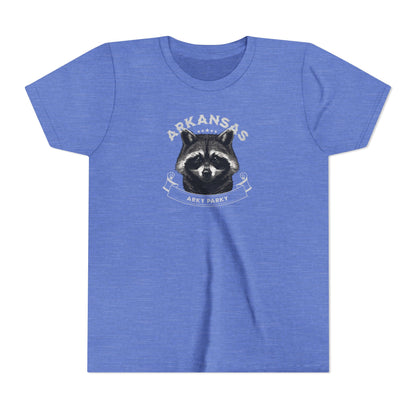 Arkansas Raccoon Youth Short Sleeve Tee