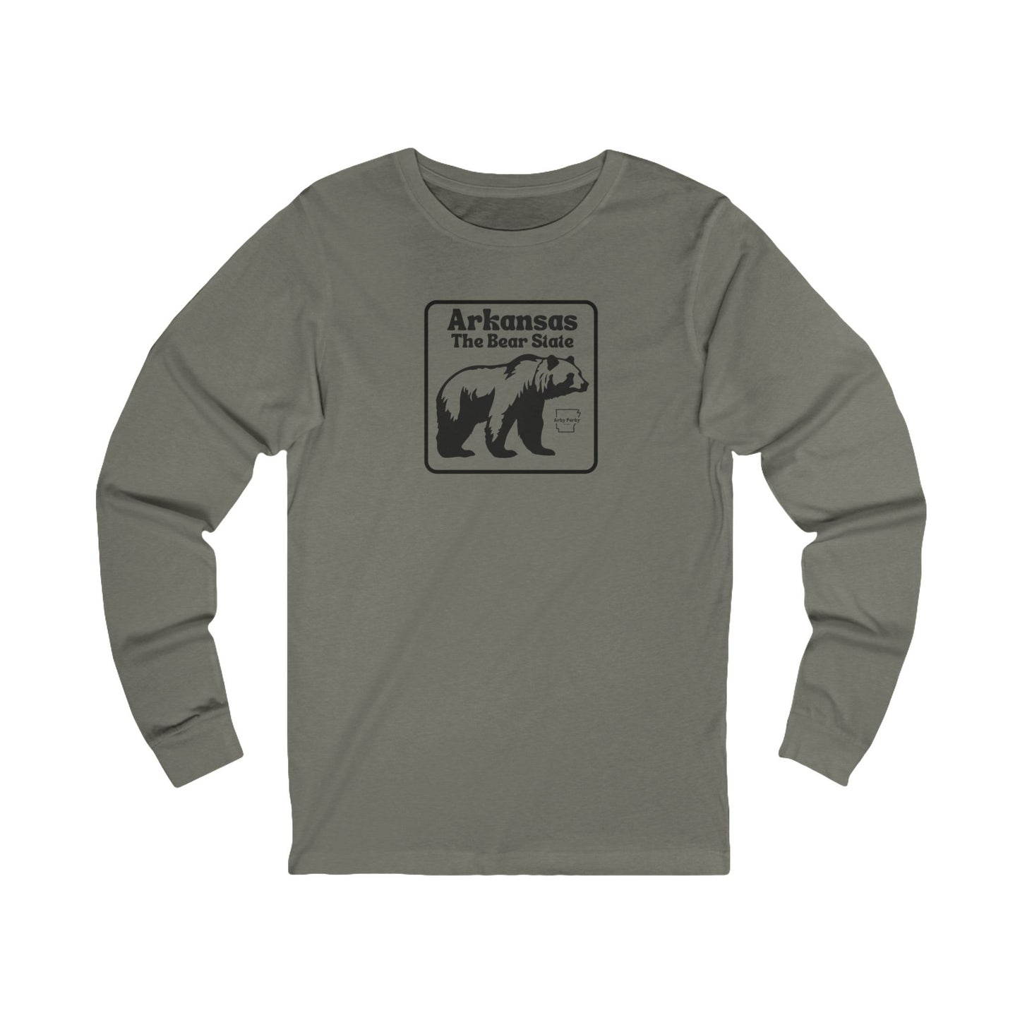 Arky Parky "Wilderness Collection: Arkansas, The Bear State" Long Sleeve T-Shirt