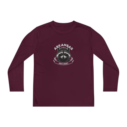 Arky Parky "Raccoon" Youth Long Sleeve Competitor Tee – Arkansas Adventure