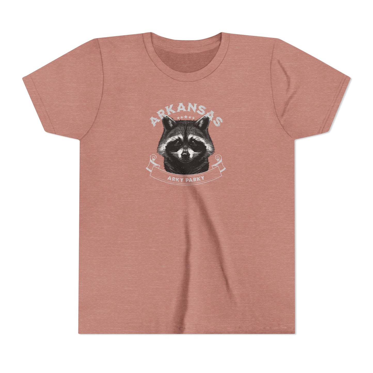 Arkansas Raccoon Youth Short Sleeve Tee