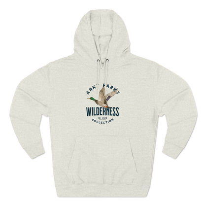 Arky Parky "Wilderness Collection - Mallard Drake" Three-Panel Fleece Lined Hoodie