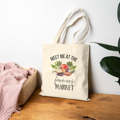 Meet Me at the Farmers Market | Eco-Friendly Reusable Tote