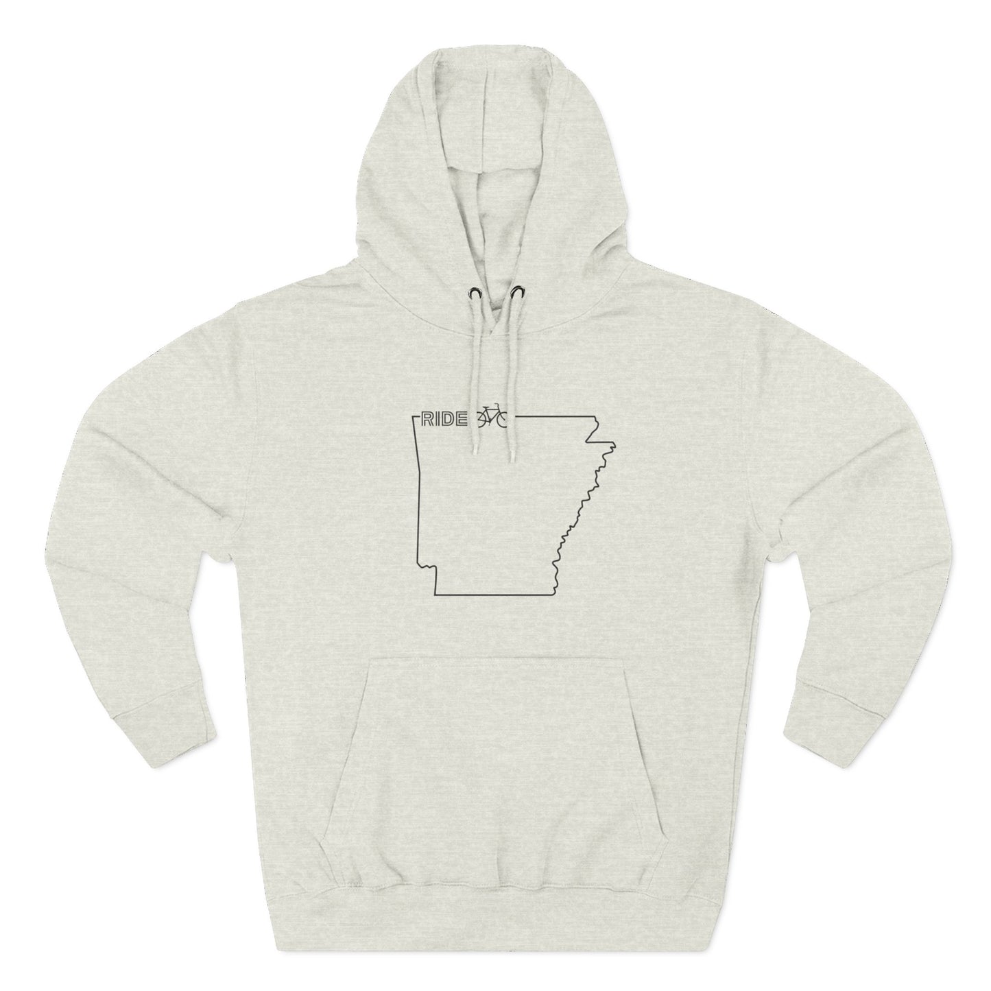 Fleece Hoodie - Arky Parky Ride Arkansas Bike Arkansas
