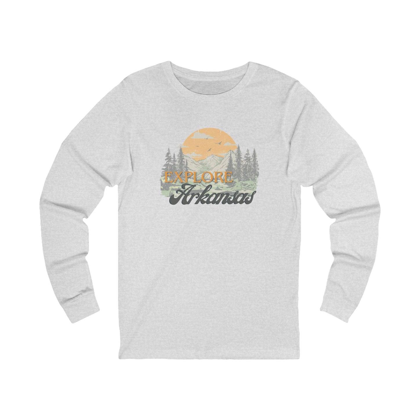 Arky Parky "Explore Arkansas" Long Sleeve T-Shirt