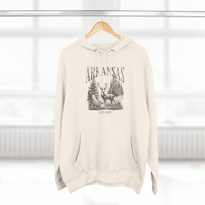 Arky Parky "Wilderness Collection: Forrest Elk" Three-Panel Fleece Lined Hoodie