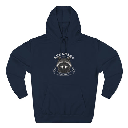 Arky Parky "Arkansas Raccoon" Three-Panel Fleece Lined Hoodie