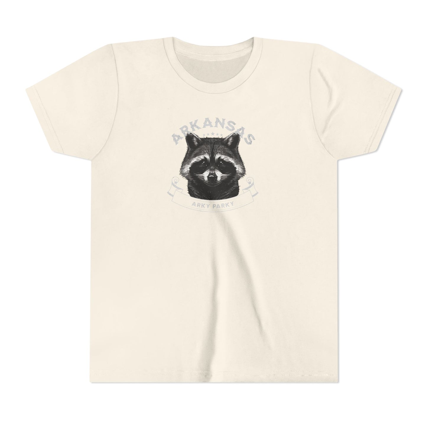 Arkansas Raccoon Youth Short Sleeve Tee