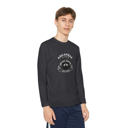 Arky Parky "Raccoon" Youth Long Sleeve Competitor Tee – Arkansas Adventure
