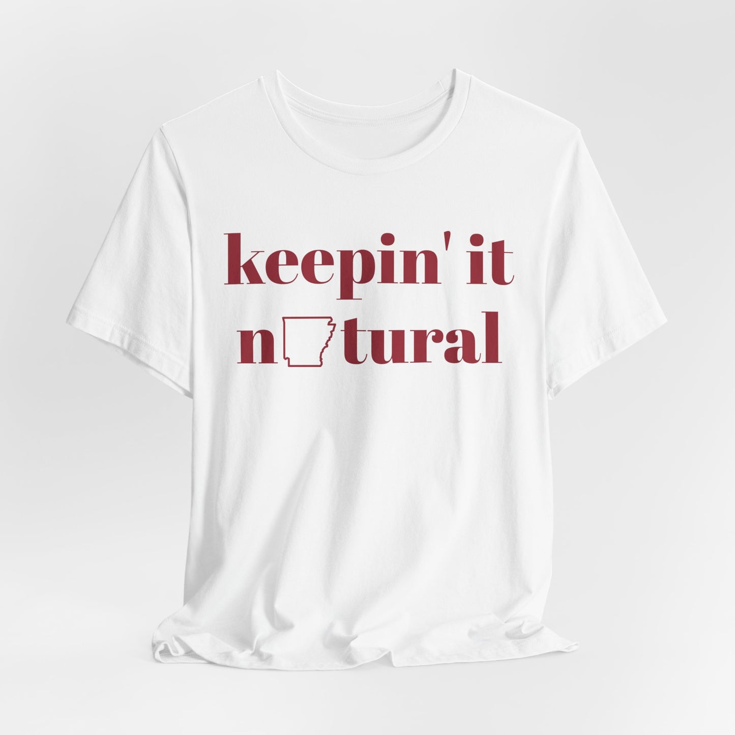 Arkansas "Keepin' It Natural" Jersey Short Sleeve Tee