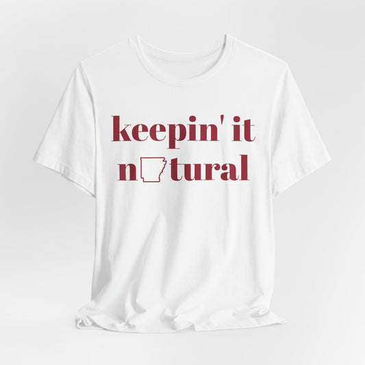 Arkansas "Keepin' It Natural" Jersey Short Sleeve Tee