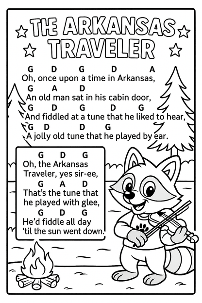 Arky Parky's Arkansas State Park Coloring Book