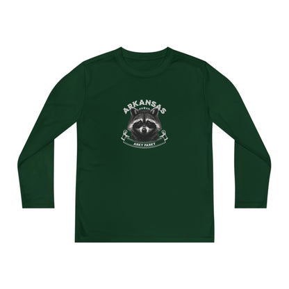 Arky Parky "Raccoon" Youth Long Sleeve Competitor Tee – Arkansas Adventure
