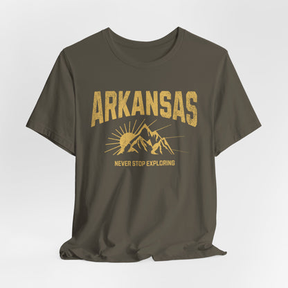 Arkansas Never Stop Exploring T-Shirt