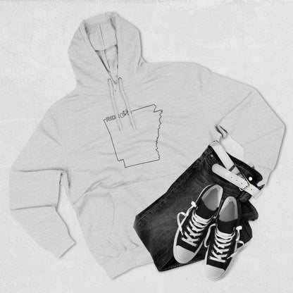 Fleece Hoodie - Arky Parky Ride Arkansas Bike Arkansas