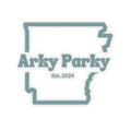 Arky Parky Sticker, Ozark Moutain Green