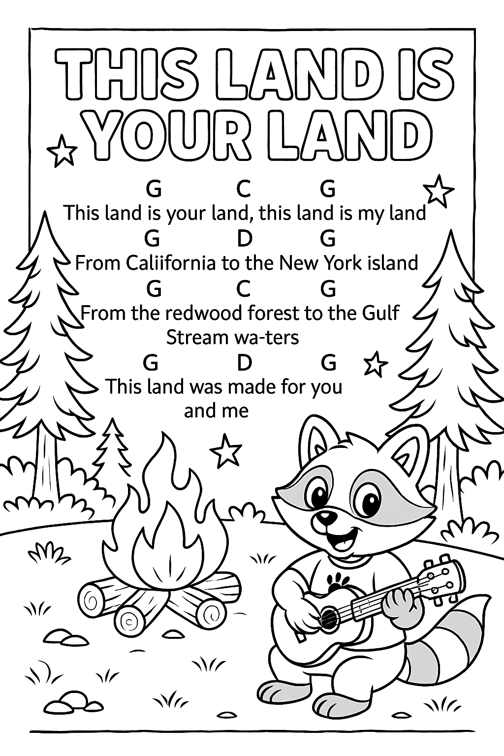 Arky Parky's Arkansas State Park Coloring Book