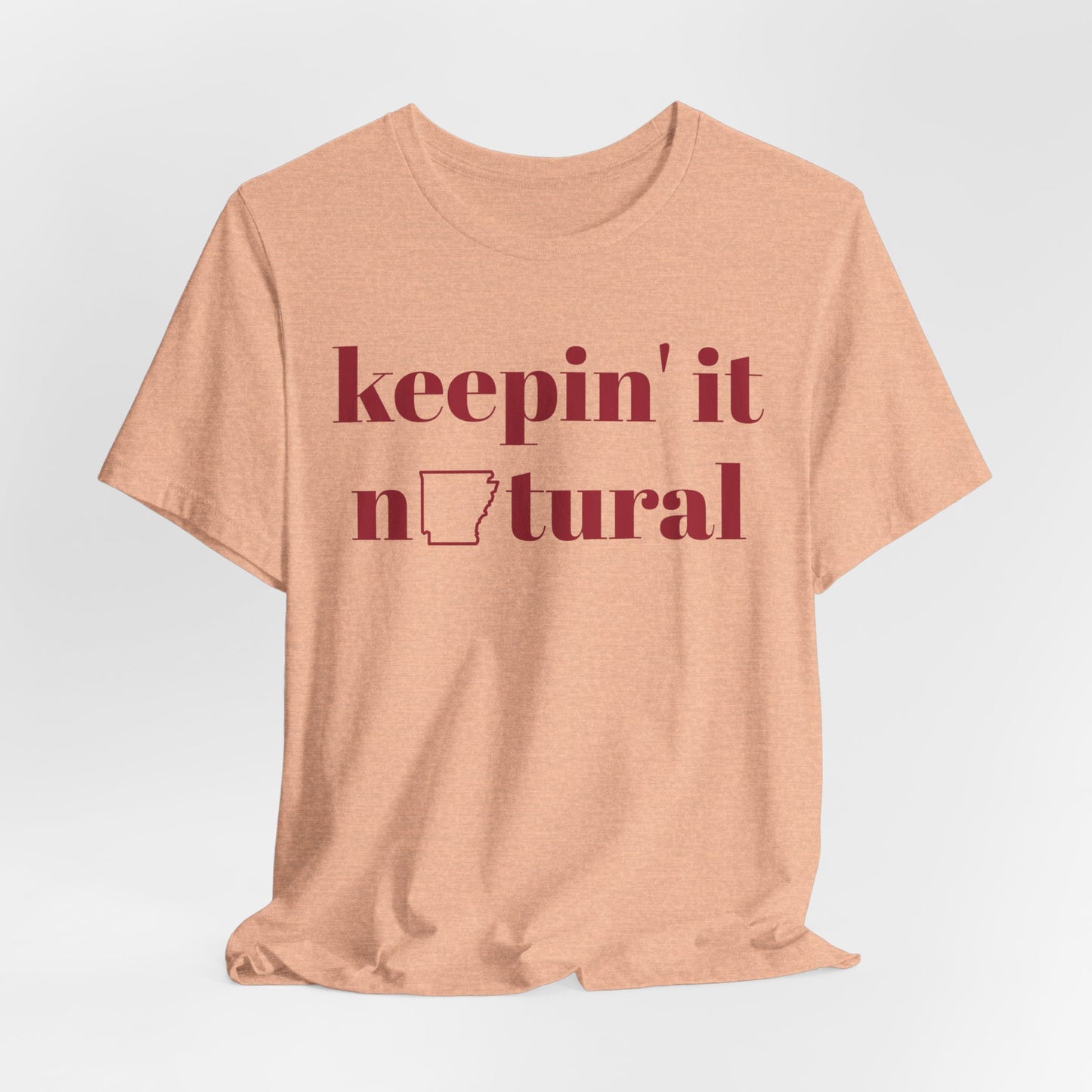 Arkansas "Keepin' It Natural" Jersey Short Sleeve Tee