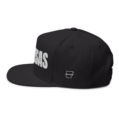 Arkansas Hat – Black Embroidered ARKANSAS Snapback | Arkansas Pride Hat | Arkansas Gift | Outdoor Lifestyle Cap | Arky Parky