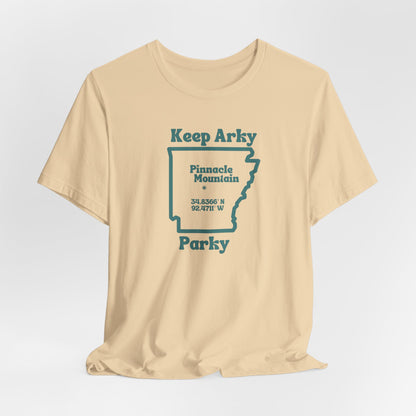 Keep Arky Parky Pinnacle Mountain T-Shirt