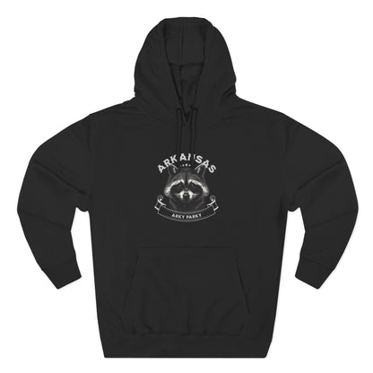 Arky Parky "Arkansas Raccoon" Three-Panel Fleece Lined Hoodie