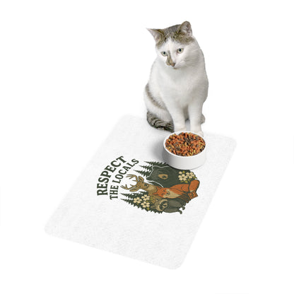 Respect the Locals | Pet Food Mat (12x18)