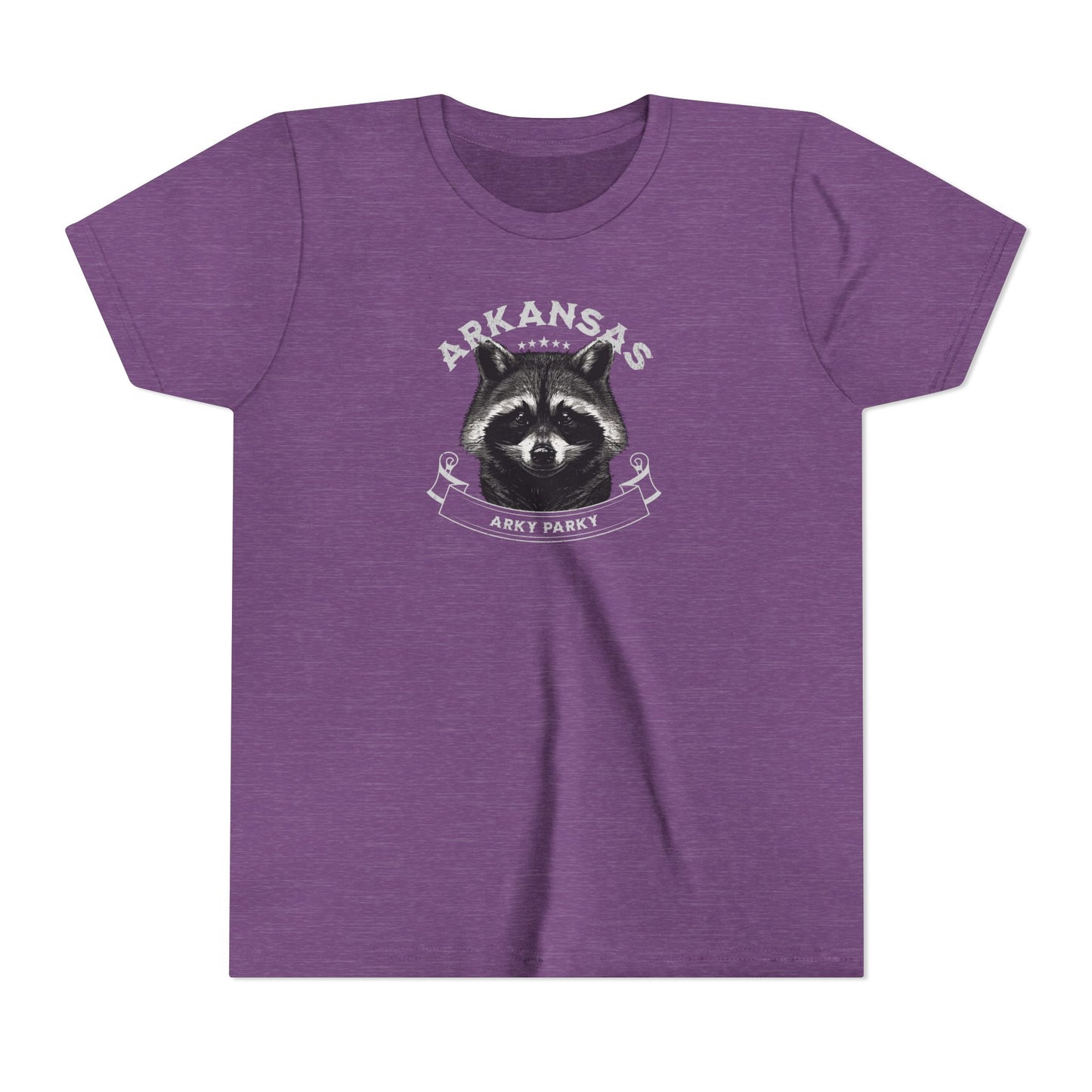 Arkansas Raccoon Youth Short Sleeve Tee