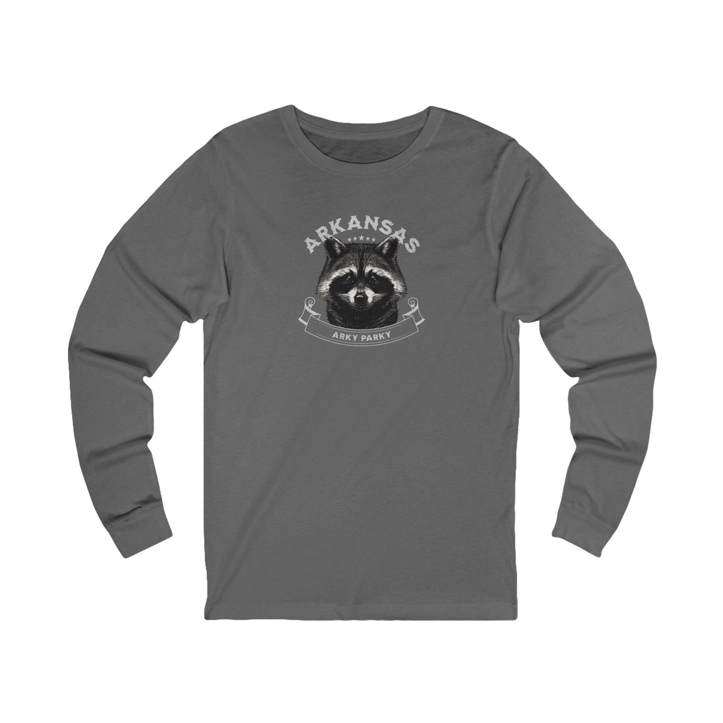 Arky Parky "Arkansas Raccoon" Long Sleeve T-Shirt