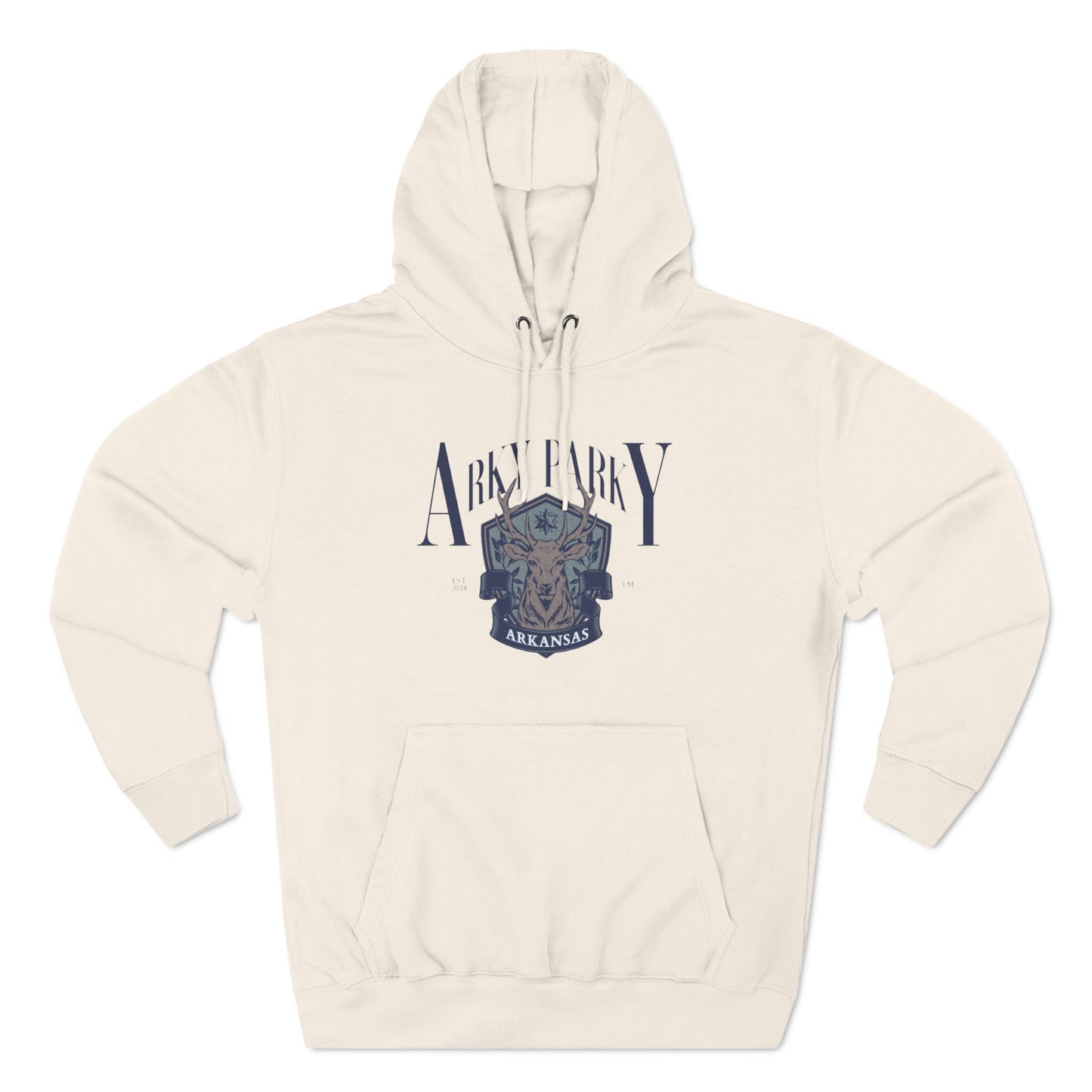 Arky Parky "Wilderness Collection: White-Tailed Buck" Three-Panel Fleece Lined Hoodie