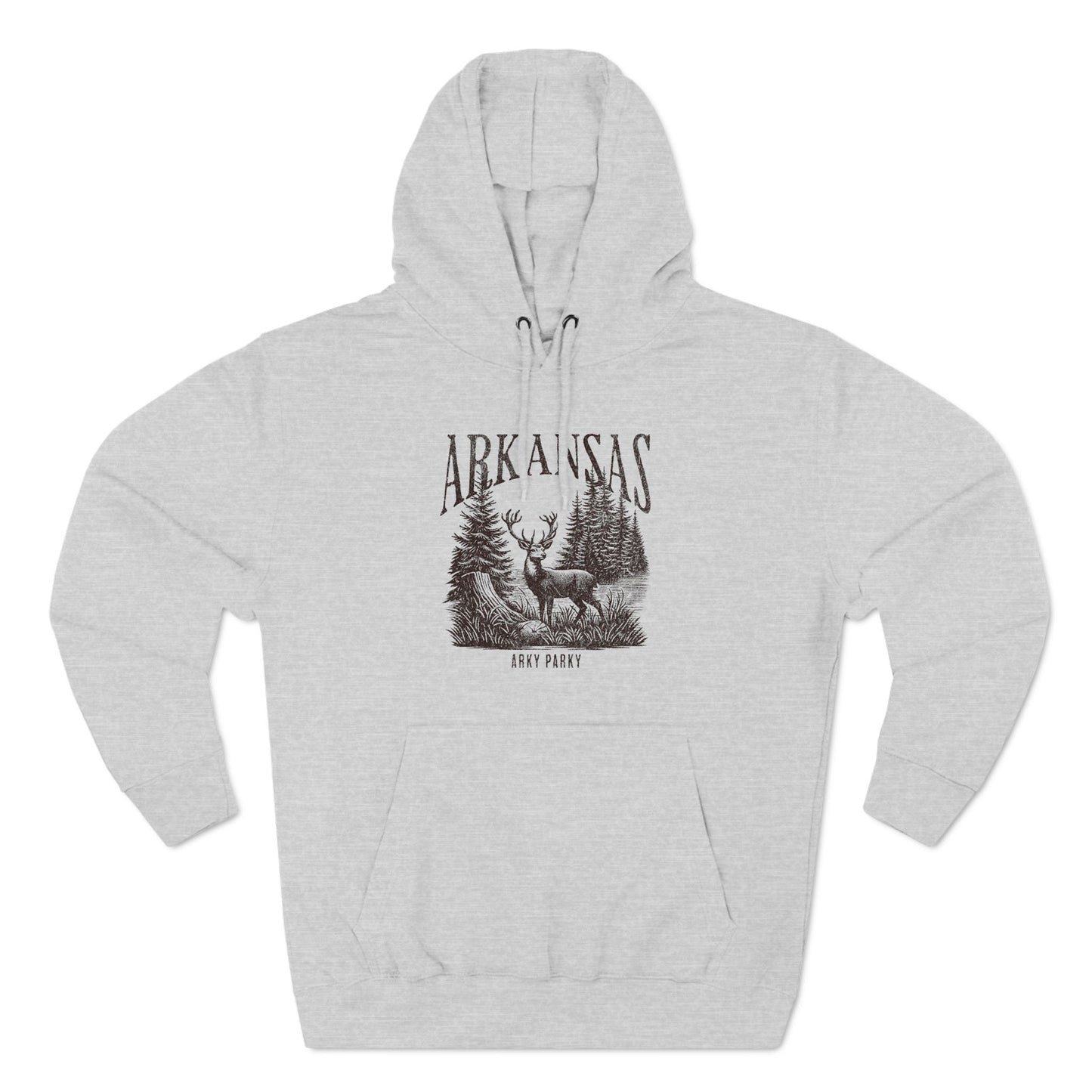 Arky Parky "Wilderness Collection: Forrest Elk" Three-Panel Fleece Lined Hoodie