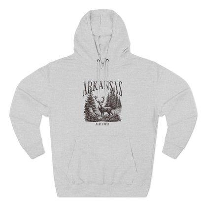 Arky Parky "Wilderness Collection: Forrest Elk" Three-Panel Fleece Lined Hoodie