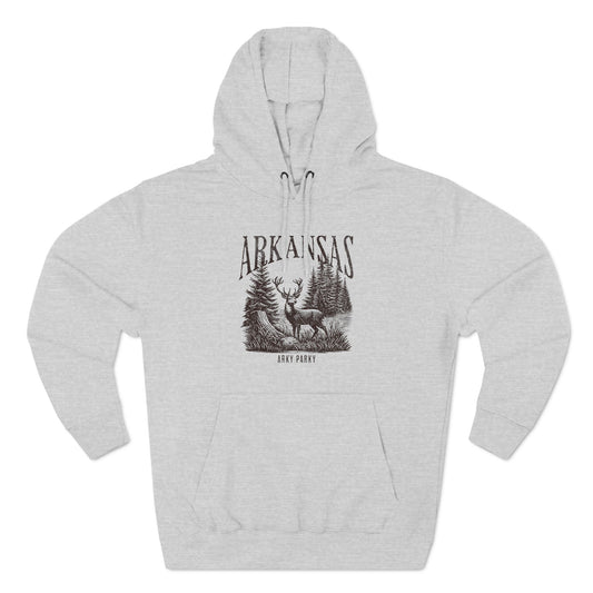 Arky Parky "Wilderness Collection: Forrest Elk" Three-Panel Fleece Lined Hoodie