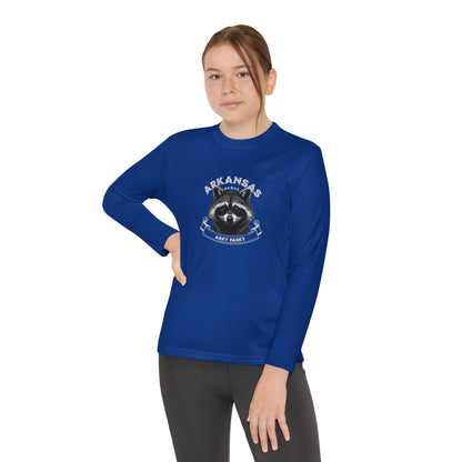 Arky Parky "Raccoon" Youth Long Sleeve Competitor Tee – Arkansas Adventure