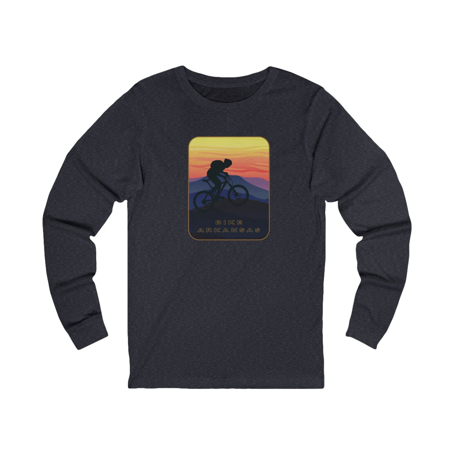 Arky Parky "Bike Arkansas" Long Sleeve T-Shirt