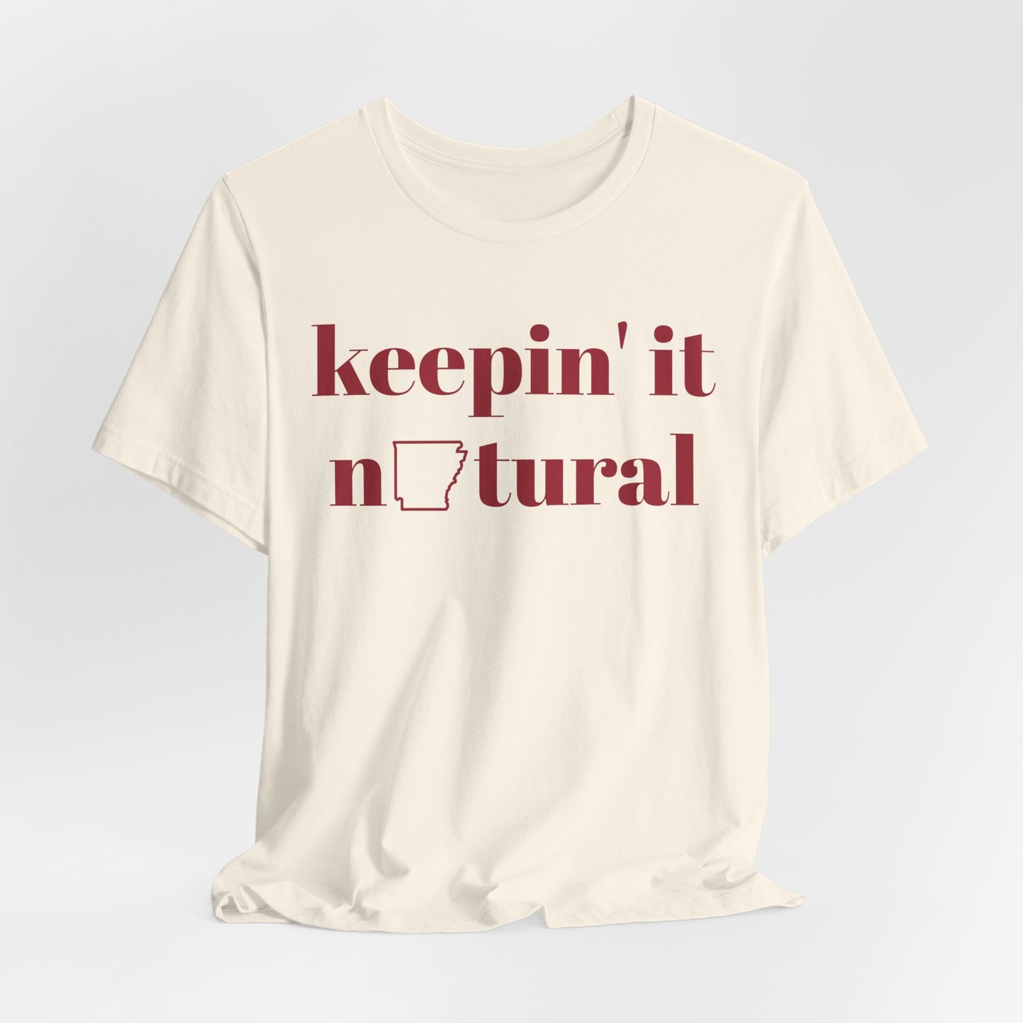 Arkansas "Keepin' It Natural" Jersey Short Sleeve Tee